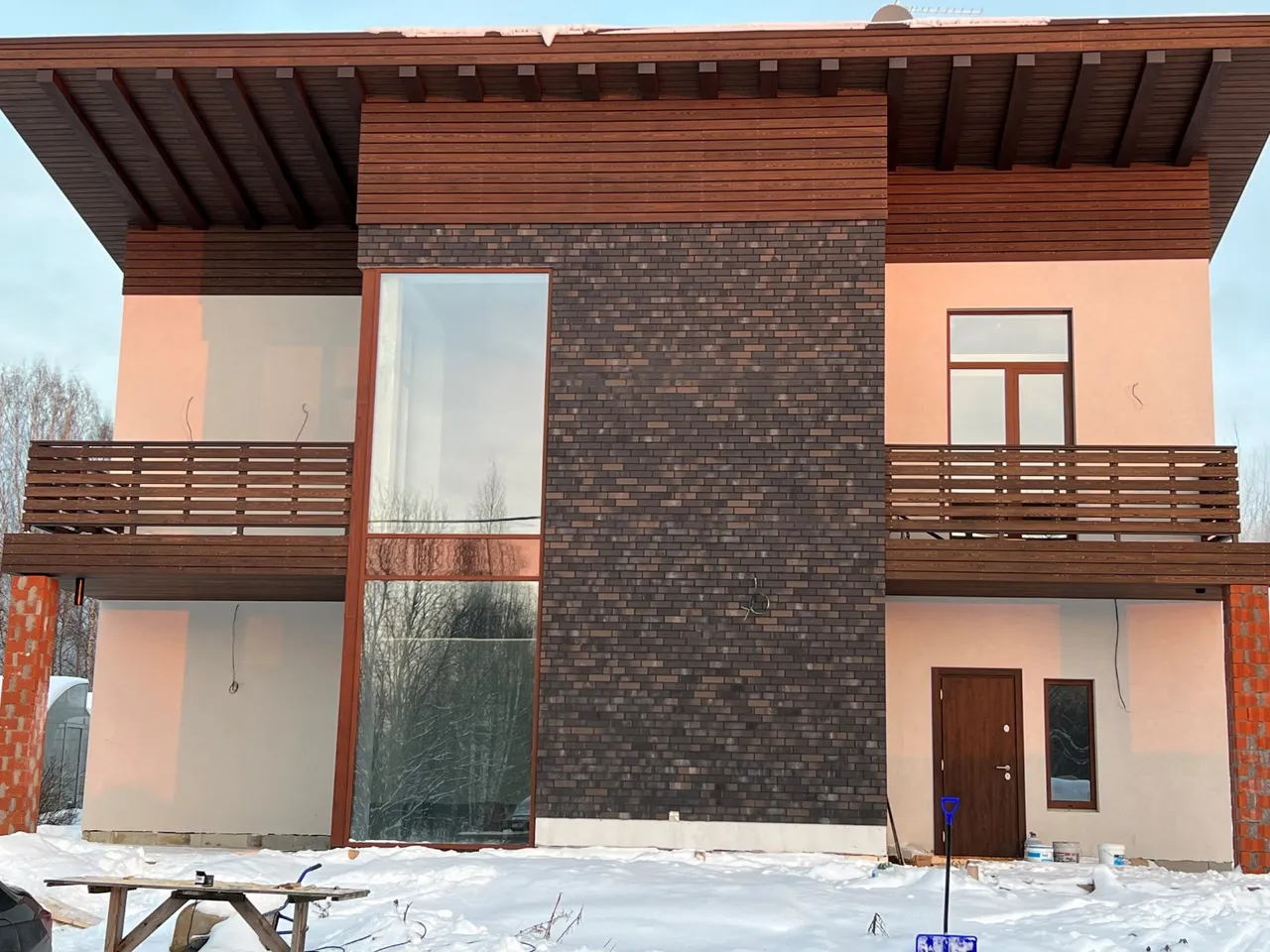 Деревянная отделка дома в Городецком районе